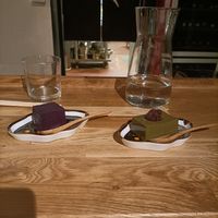 Azuki and Matcha Pudding at Murasaki at Hotel Helka in Helsinki