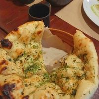 Garlicious bread at Shree Ram in Lisbon