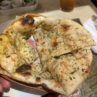 Garlic naan   at Shree Ram in Lisbon