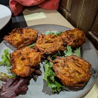 Onion bhajis at Shree Ram in Lisbon