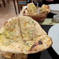 Garlic naan at Shree Ram in Lisbon