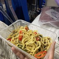 Curry spaghettii  at Talalaks Emporium Food Hall in Bangkok