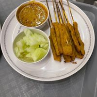 Satay  at Talalaks Emporium Food Hall in Bangkok