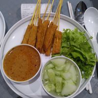 Satay at Talalaks Emporium Food Hall in Bangkok