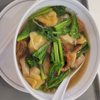 Wonton noodle soup at Talalaks Emporium Food Hall in Bangkok