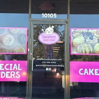 Store front  at Miss Chickpea's Bakeshop in San Antonio