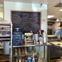 Front of the shop. The open kitchen is cool!  at Miss Chickpea's Bakeshop in San Antonio