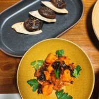 Tteokbokki and mushroom, yam  at Aseungji 아승지 in Seoul