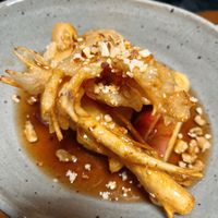 Fried ginseng. at Aseungji 아승지 in Seoul