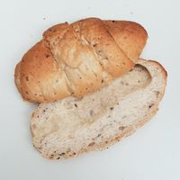 whole grain salt bread - inside at Aseungji 아승지 in Seoul