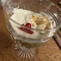 Indian supper club carrot halwa   at REfUSE Café in Chester-le-street