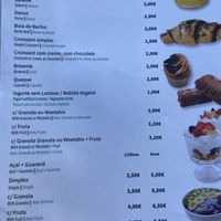 Huge menu of sweet stuff!   at Ice Crepe in Batalha