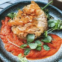 Spiced butternut squash Wellington at The Broadway Hotel in Broadway