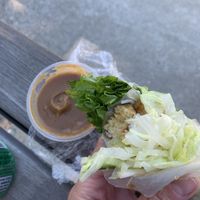 Lemongrass rolls   at Pure Delight Café in Vancouver