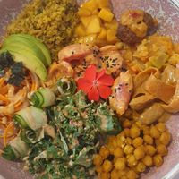 Sushi bowl at Alkaline Kitchen in Middlesbrough