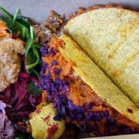 BBQ Tacos 🌮 😋 at Alkaline Kitchen in Middlesbrough