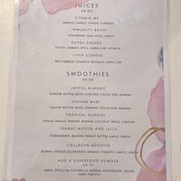 Menu  at Alkaline Kitchen in Middlesbrough