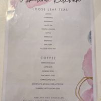 Menu  at Alkaline Kitchen in Middlesbrough