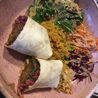 Thai wrap  at Alkaline Kitchen in Middlesbrough
