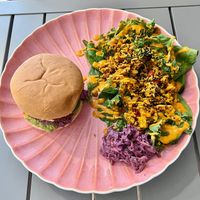 Alkaline burger   at Alkaline Kitchen in Middlesbrough