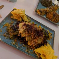 Alkaline Nachos and Duo Of Curries 😍 at Alkaline Kitchen in Middlesbrough