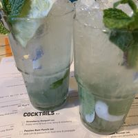 VE coconut & grapefruit mojitos  at Turtle Bay in Middlesbrough