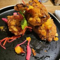 Sweetcorn Fritters at Turtle Bay in Middlesbrough
