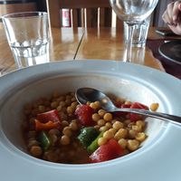 Chickpeas curry at Aldea in Puerto Natales