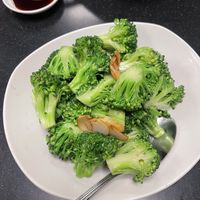 Garlic and broccoli   at Din Tai Fung in Santa Clara