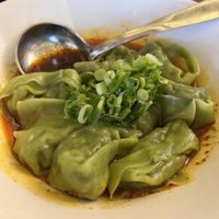 Spicy vegan wontons   at Din Tai Fung in Santa Clara