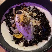 black sticky rice - the only vegan desert  at Makan in Melbourne
