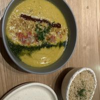 Dal w/ brown rice   at Veda Café & Bar in Hong Kong Island