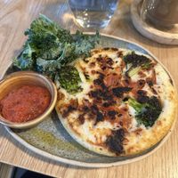 Vegetables uttapam for breakfast   at Veda Café & Bar in Hong Kong Island