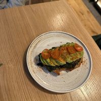 Avocado toast with spinach   at Veda Café & Bar in Hong Kong Island