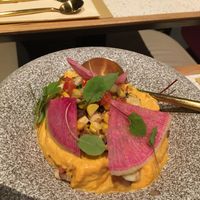 Artichoke hummus at Veda Café & Bar in Hong Kong Island