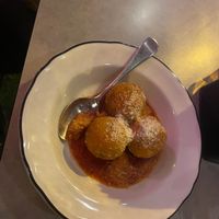 arancini  at A25 Pizzeria in South Yarra