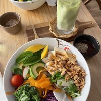 Delicious vegan dish🤩 at Fly Fusion Cafe in Helsinki