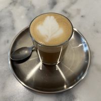 Cortado with oat milk  at Tinsel in Antwerpen
