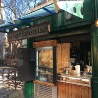 Charming kiosk at Le Pain Quotidien - Verdi Square Kiosk in New York City