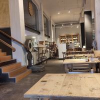 A view towards the kitchen at Le Pain Quotidien - Ave du Port in Brussels