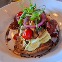 Beautiful Avo Toast at The Drop Off in Bury