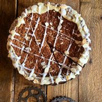 Lemon & Ginger drizzle flapjack  at The Drop Off in Bury