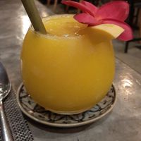 Fresh mango juice at MAYs in Pattaya