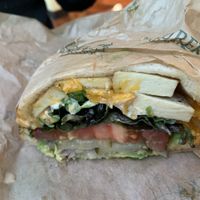 Customs deli sandwich with smoked tofu   at Eureka Natural Foods in Eureka