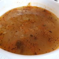 Bean soup at 4Directions in Bansko