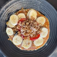 Pancake de calabaza “Pumpkin Pancakes"  at Green Bites in Dorado