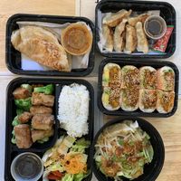 Amazing spread!  at Green Recipes in Flushing