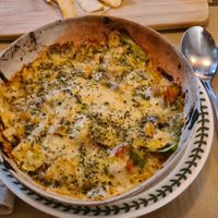 Lasaña de calabaza at La Casa Viva in Valencia