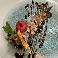 Tarta de chocolate y algarroba  at La Casa Viva in Valencia