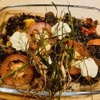 Black rice 👌  at La Casa Viva in Valencia